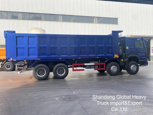 HOWO Camion 8X4 /6X4 Camion spazzatura Sinotruk Tipper 12 ruote 50 tonnellate Camion spazzatura usata