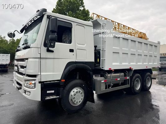 Autocarro con cassone ribaltabile HOWO 6x4 con telaio 6×4 rinforzato con motore 371HP e cassone di carico ad alta resistenza per l'estrazione mineraria della Nigeria
