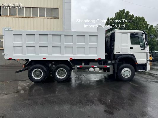 Autocarro con cassone ribaltabile HOWO 6x4 con telaio 6×4 rinforzato con motore 371HP e cassone di carico ad alta resistenza per l'estrazione mineraria della Nigeria