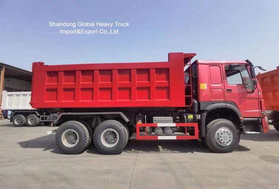Autocarro con cassone ribaltabile Howo 8x4 con motore da 371 CV per carico utile di 40-60 tonnellate e corpo minerario rinforzato