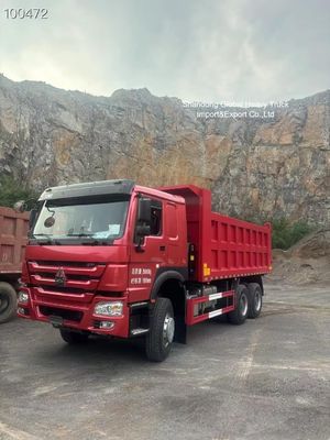 Autocarro con cassone ribaltabile Howo 8x4 con motore da 371 CV per carico utile di 40-60 tonnellate e corpo minerario rinforzato