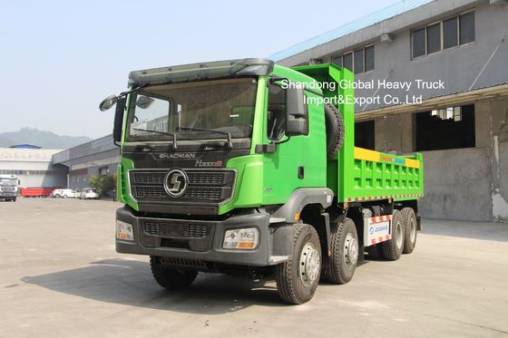 Autocarro con cassone ribaltabile per carichi pesanti HOHO 8x4 con telaio rinforzato con motore da 420 CV ed elevata capacità di carico utile per l'estrazione mineraria della Tanzania