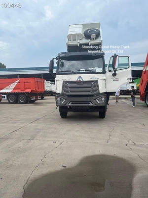 Howo Nx Nuovo marchio 6*4 371hp Camion spazzatura Camion a gomma Camion trasporto merci In magazzino