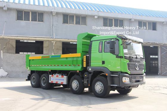 Autocarro con cassone ribaltabile per carichi pesanti HOHO 8x4 con telaio rinforzato con motore da 420 CV ed elevata capacità di carico utile per l'estrazione mineraria della Tanzania