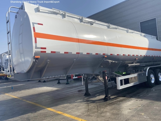 3 assi di acciaio al carbonio Q345B 45000L Cisterna di carburante semirimorchio