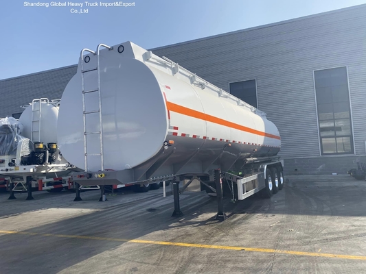 3 assi di acciaio al carbonio Q345B 45000L Cisterna di carburante semirimorchio