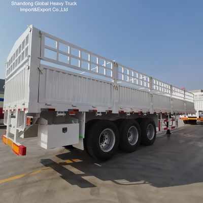 3 Axle Side Wall Semi Trailer with High Loading Capacity Corrosion Resistance and Customizable Side Wall for Heavy Cargo Transport