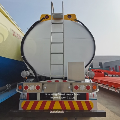 3 assi di acciaio petroliera semirimorchio 45000L serbatoio del carburante