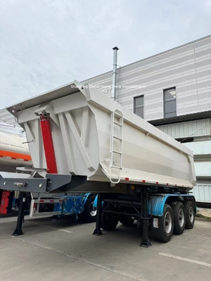 Semi-remorco a tre assi in acciaio con capacità di carico di 95000 kg