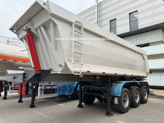 Semi-remorco a tre assi in acciaio con capacità di carico di 95000 kg