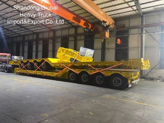 Semi-remorco a tre assi piatto da 40 piedi - certificato ECE, CE