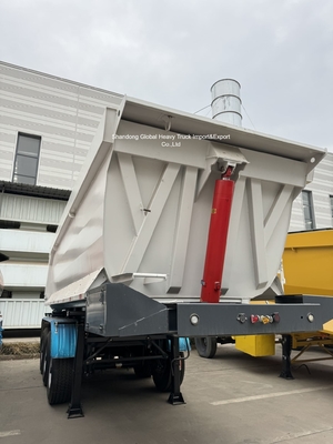 Semi-remorco a tre assi in acciaio con capacità di carico di 95000 kg