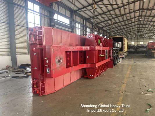 Semirimorchio a pianale ribassato a 3 assi da 60 tonnellate per il trasporto di carichi pesanti