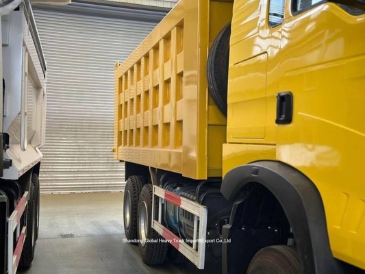 Prezzo Sinotruk Etiopia Sino Usato e nuovo HOWO Tx 8X4 16 25 Meter Cubico 12 Ruota di capovolgimento camion