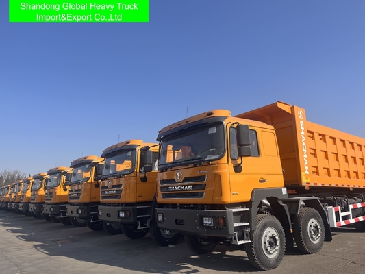 Shacman F3000 10 ruote 380HP camion a gomma 30cbm 30tons 6X4 camion da scarico usato