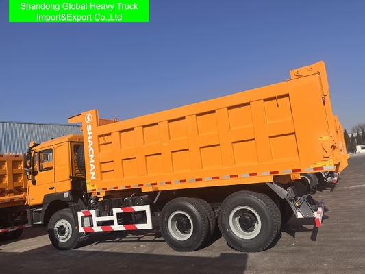 Shacman F3000 10 ruote 380HP camion a gomma 30cbm 30tons 6X4 camion da scarico usato
