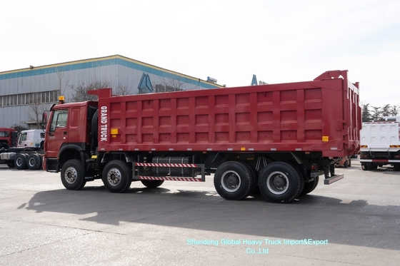 HOWO Camion spazzatura Camion di ribaltamento 371HP 375HP 8X4 40t-60t Carico in condizioni eccellenti per l'Africa