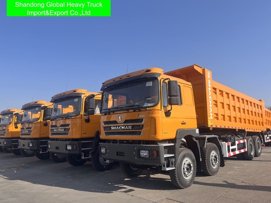 Shacman F3000 10 ruote 380HP camion a gomma 30cbm 30tons 6X4 camion da scarico usato