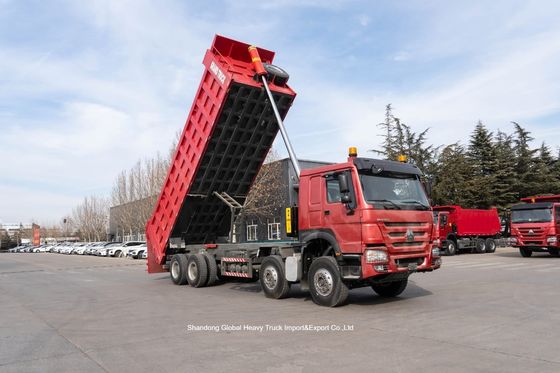 Autocarro ribaltabile HOWO 8x4 400HP 45T Capacità per impieghi gravosi per miniere