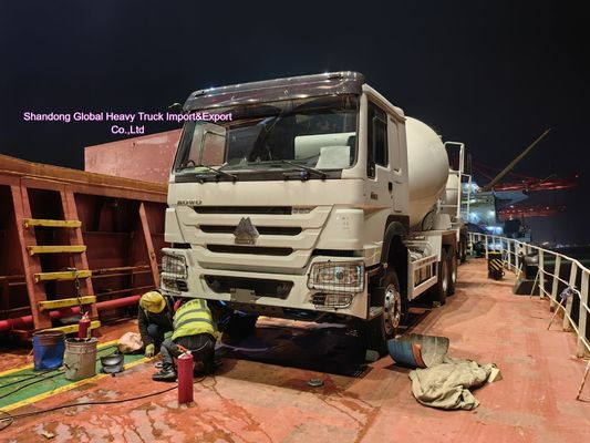 6×4 SDEC Concrete Mixer Truck 12m3 380 HP per la costruzione