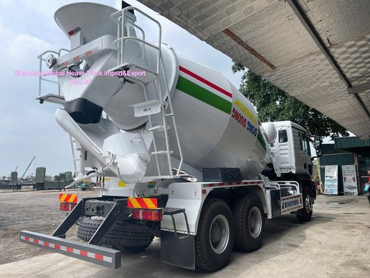 6×4 SDEC Concrete Mixer Truck 12m3 380 HP per la costruzione