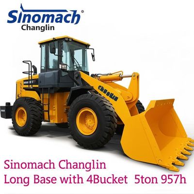 Pala gommata Changlin 957H da 5 tonnellate con benna da 3,0 m³