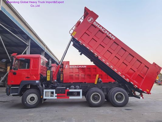 Shacman F3000 6X4 Heavy Duty Dump Truck con serbatoio di carburante da 400L a emissioni Euro2 e cabina F3000 con letto