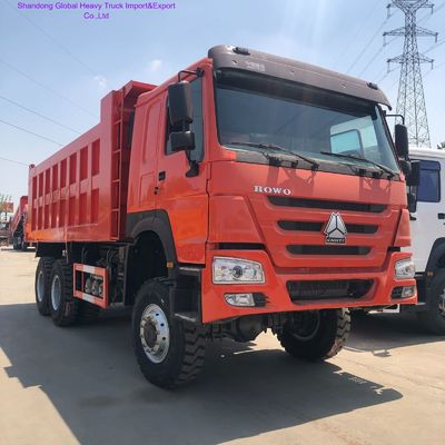 Sinotruk HOWO 6x4 Heavy Duty Dump Truck con serbatoio di carburante da 400L