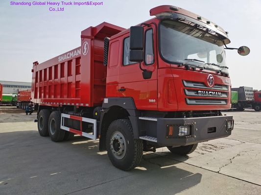 Shacman F3000 6X4 Heavy Duty Dump Truck con serbatoio di carburante da 400L a emissioni Euro2 e cabina F3000 con letto