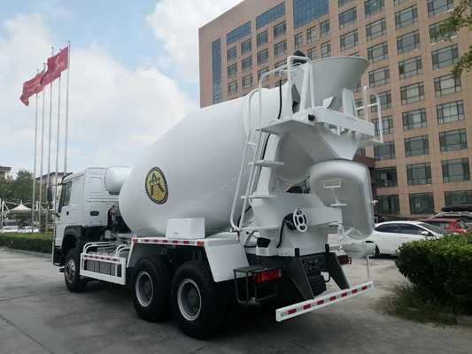 High Quality HOWO Truck 371 HP Engine 12m³ Capacity Concrete Mixer Truck with Euro II Emission