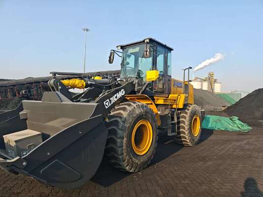 XCMG ZL50GN Wheel Loader con carico nominale di 5 T, motore da 162 kW e trasmissione idraulica per costruzioni pesanti