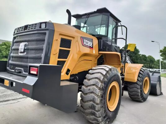 XCMG XC958 caricatore a ruote da 5 tonnellate con potenza di 162 kW per lavori di costruzione pesanti e di cava