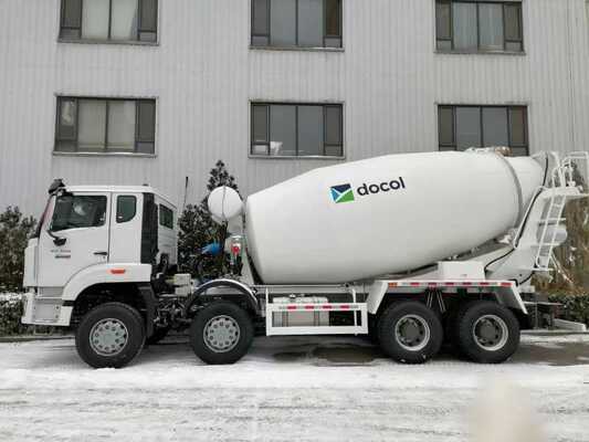 Sinotruk HOWO 6x4 Concrete Mixer Truck con motore da 336-430 CV e capacità da 8-12cbm per costruzioni pesanti