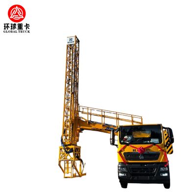 Bridge Inspection Truck with 14m-16m Working Height Euro 3 Emission Standard and HOWO 6x4 Chassis for Safe Bridge Maintenance
