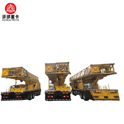 HOWO Diesel Powered Bridge Inspection Vehicle with Folding Boom Lift and Euro 5/6 Engine for 14-22 Meters Working Depth