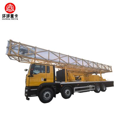 Autocarro professionale per ispezione ponti con altezza di lavoro di 12m-20m, standard di emissione Euro III e stabilizzatori idraulici per accesso sotto ponte