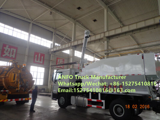Elevato rapporto costo-prestazioni HOWO 10/15/20/30T autocarro per miscelazione e caricamento in loco di esplosivi granulari all'ammonio ANFO Emulsione per brillamento Servizio di perforazione Zambia/Zimbabwe/Tanzania/Ghana/Guinea/Namibia/Guyana