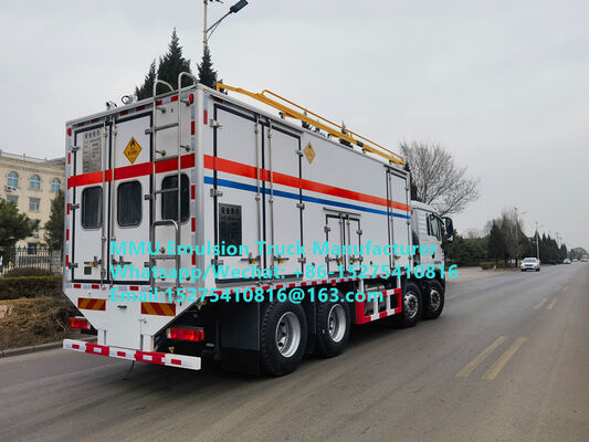 Good quality smart HOWO 15T BCRH-15 on-site mixing and charging emulsion truck bulk explosive loading truck Mongolia Mining Blast service Kazakhstan Uzbekistan Indonesia Congo DRC GUINEE Tanzania MMU