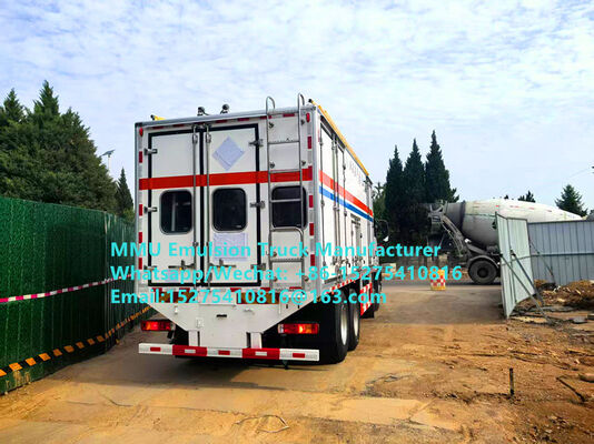 Buon prezzo nuovo camion di miscelazione e caricamento di emulsioni ORICA 15/20/25 tonnellate sul posto, camion di caricamento di esplosivi sfusi, servizio di brillamento minerario Mongolia, Kazakistan, Uzbekistan, Indonesia, Congo, RDC, Guinea, Tanzania, MMU