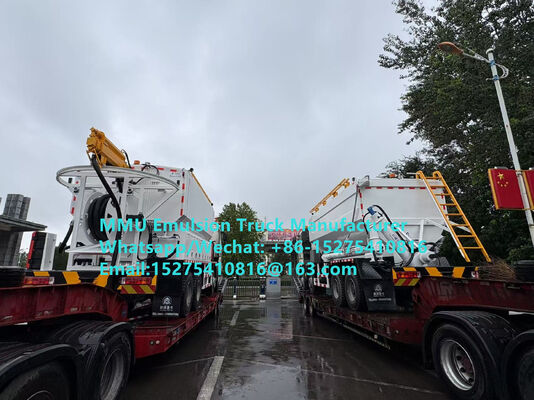 Cina Primo posto HOWO 20 tonnellate BCRH-20 emulsione della macchina di miscelazione e ricarica camion di esplosivi di grandi dimensioni Mongolia Miniere Blast mobile esplosivo Unità di produzione Kazakistan Uzbekistan Indonesia Congo RDC MEMU MMU