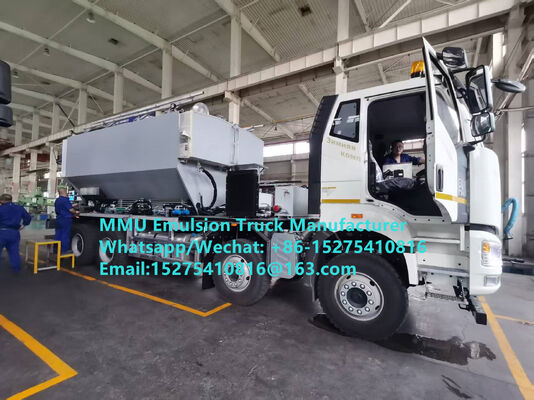 Cina Primo posto HOWO 20 tonnellate BCRH-20 emulsione della macchina di miscelazione e ricarica camion di esplosivi di grandi dimensioni Mongolia Miniere Blast mobile esplosivo Unità di produzione Kazakistan Uzbekistan Indonesia Congo RDC MEMU MMU