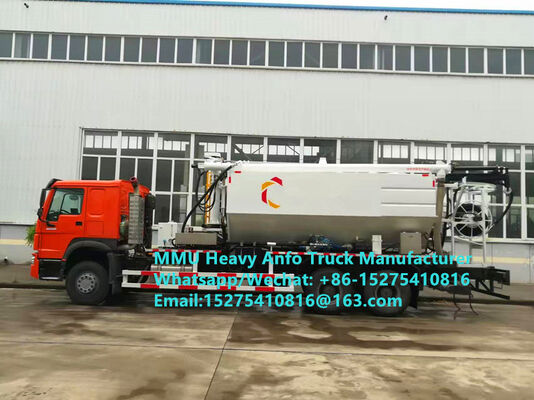Miscelazione e caricamento in loco di esplosivi pesanti multifunzionali a base di olio di ammonio Camion emulsione pesante da 15/20/25 tonnellate ANFO Camion MMU MEMU Servizio di brillamento minerario Russia/Kazakistan/Uzbekistan/Indonesia/Guinea