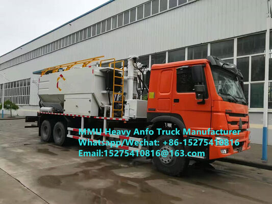Miscelazione e caricamento in loco di esplosivi pesanti multifunzionali a base di olio di ammonio Camion emulsione pesante da 15/20/25 tonnellate ANFO Camion MMU MEMU Servizio di brillamento minerario Russia/Kazakistan/Uzbekistan/Indonesia/Guinea