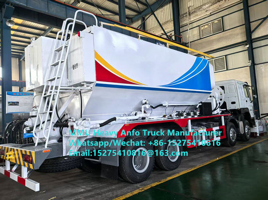 Miscelazione e ricarica di qualità affidabile di esplosivi per petrolio di ammonio pesante multifunzionale Camion 15/20/25Ton Emulsione pesante ANFO Camion Russia/Kazakhstan/Uzbekistan/Indonesia/Guinea Servizio di esplosione mineraria