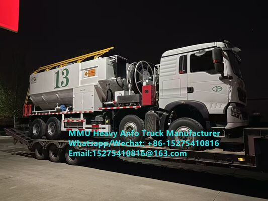 Intelligente HOWO miscelazione e ricarica multifunzionale pesanti esplosivi di ammonio petrolifero camion 15/20/25Ton Emulsione pesante ANFO camion Russia/Kazakhstan/Uzbekistan/Indonesia/Guinea Mining Blasting Service
