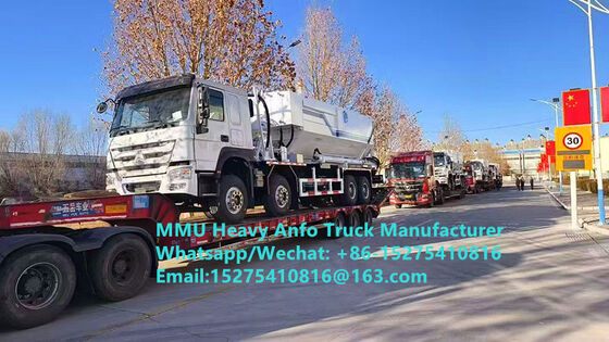 Orica Bulk Camion per la miscelazione e la ricarica di esplosivi per petrolio di ammonio pesante multifunzionale Camion 15/20/25Ton Emulsione pesante Camion ANFO Russia/Kazakhstan/Uzbekistan/Indonesia/Guinea Servizio di esplosione mineraria