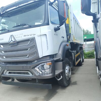 HOWO NX 6×4 Dump truck per miniere con motore da 400 CV e corpo a forma di U per il trasporto pesante
