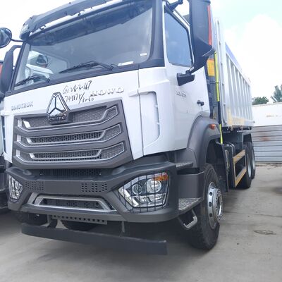 Autocarro con cassone ribaltabile per carichi pesanti HOHO NX 6×4 con motore da 400 CV e carico utile di 25-35 tonnellate per attività minerarie e edilizie