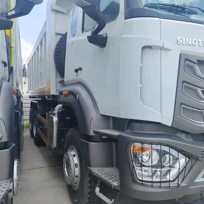 Autocarro con cassone ribaltabile per carichi pesanti HOHO NX 6×4 con motore da 400 CV e carico utile di 25-35 tonnellate per attività minerarie e edilizie