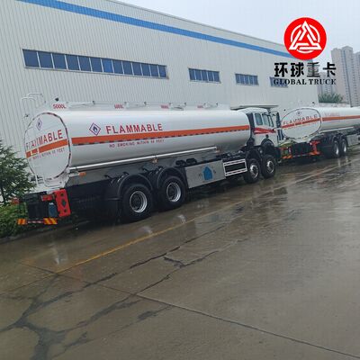 Beiben 8x8 35000L Heavy Duty Fuel Bowser Truck per le operazioni minerarie in Congo
